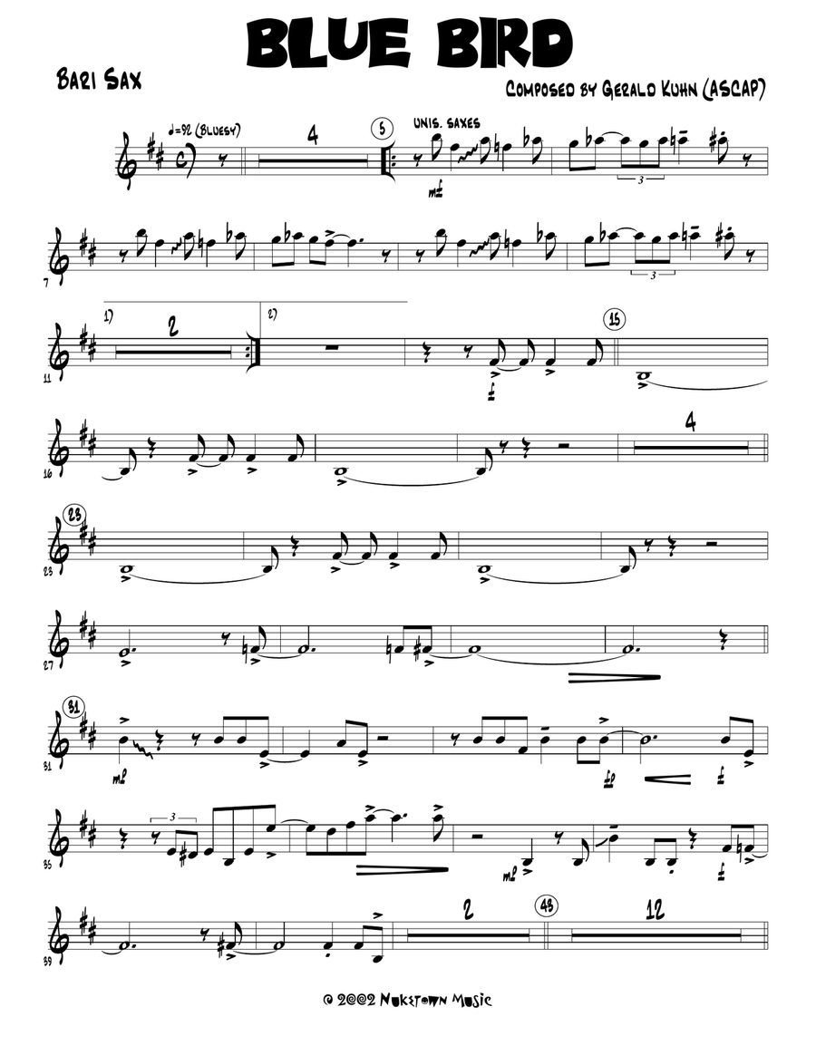 Blue Bird Jazz Ensemble scores gallery preview page 6