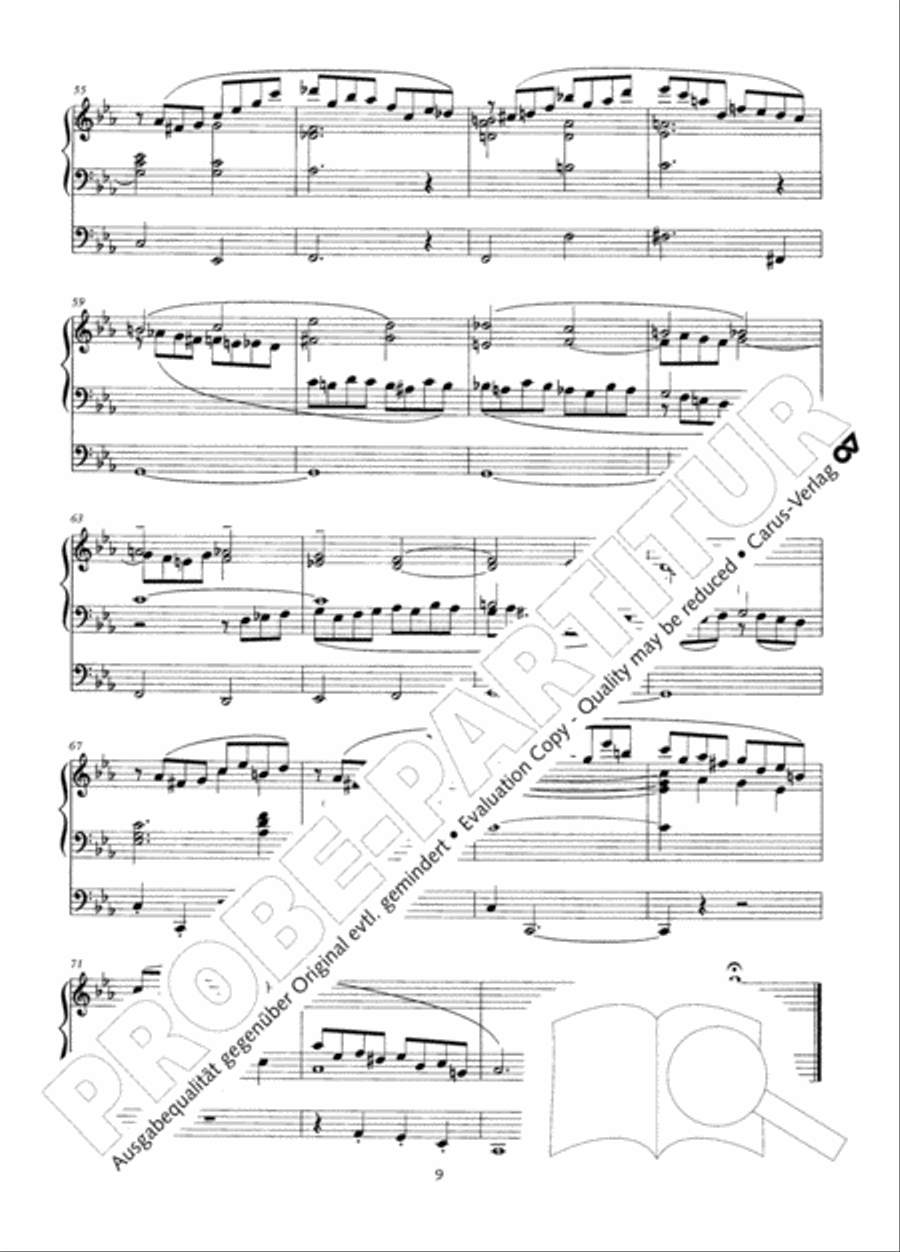 Zwolf Charakterstucke op. 156 Organ Solo scores gallery preview page 10