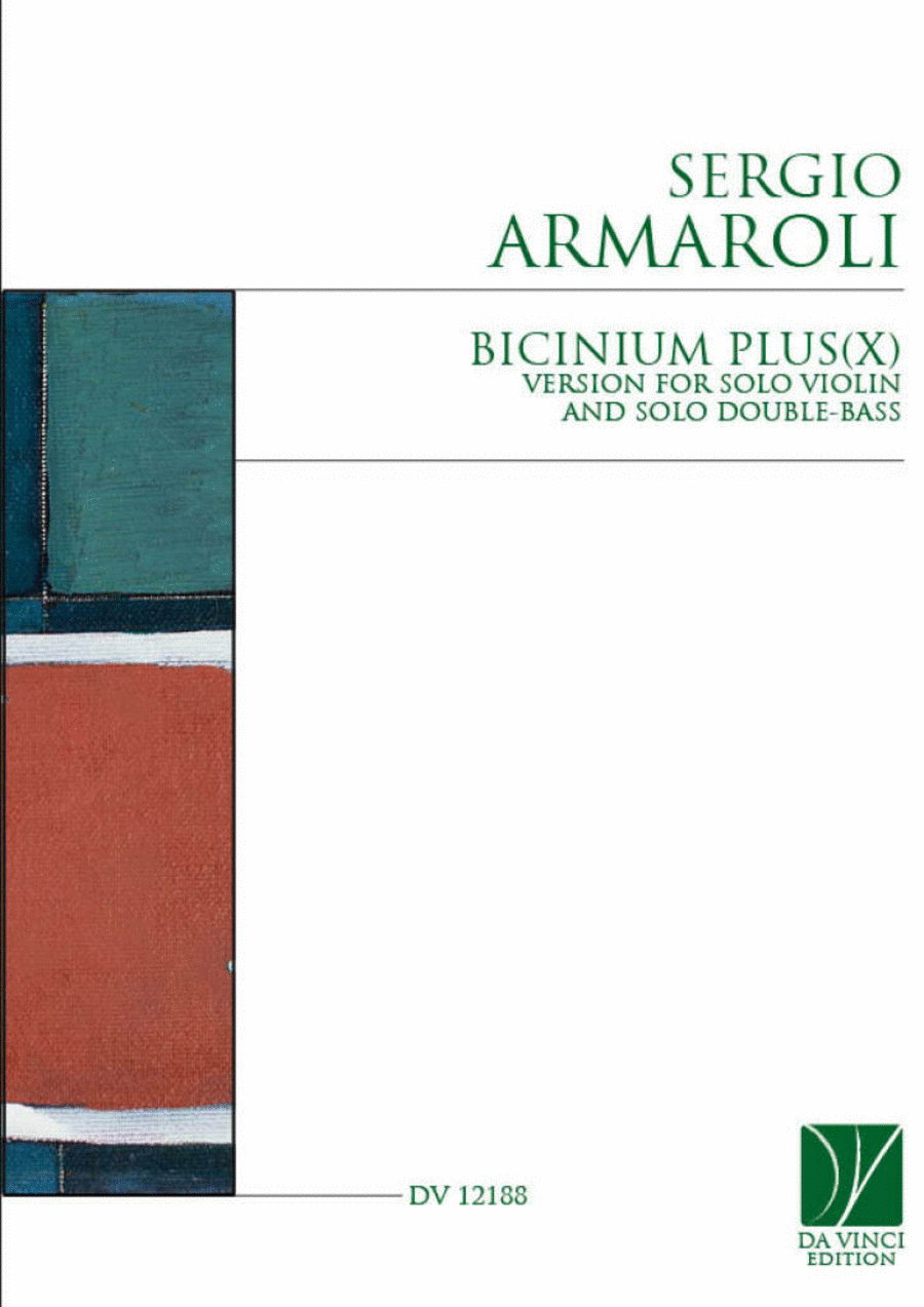 BICINIUM plus(x) Double Bass scores gallery preview page 1