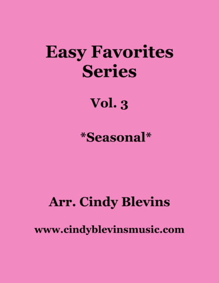 Easy Favorites, Seasonal, a book of 18 arrangements for all harps image number null