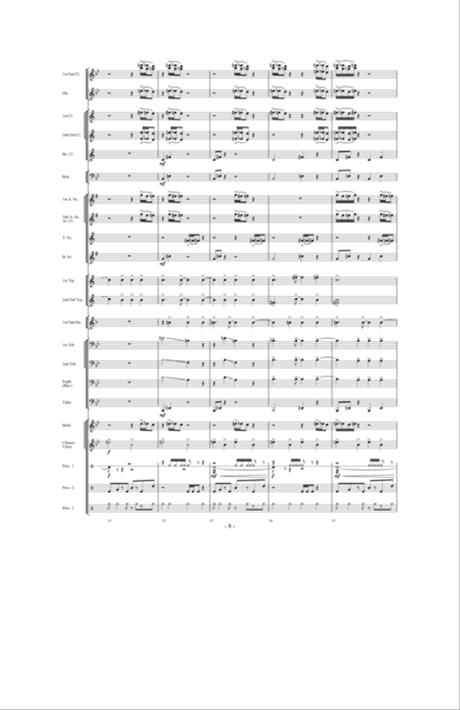 Force Majeure Concert Band scores gallery preview page 7