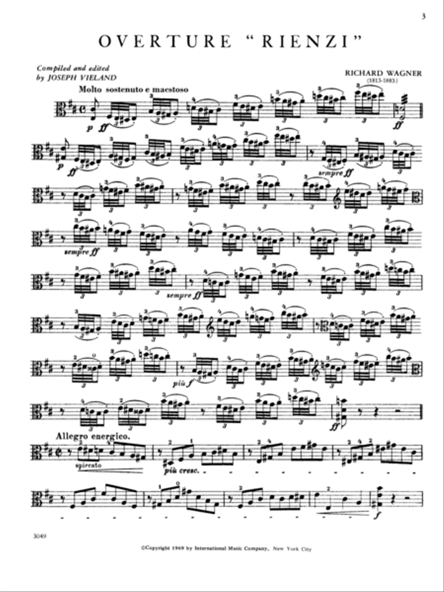 Orchestral Excerpts for Viola Solo Viola Solo scores gallery preview page 2
