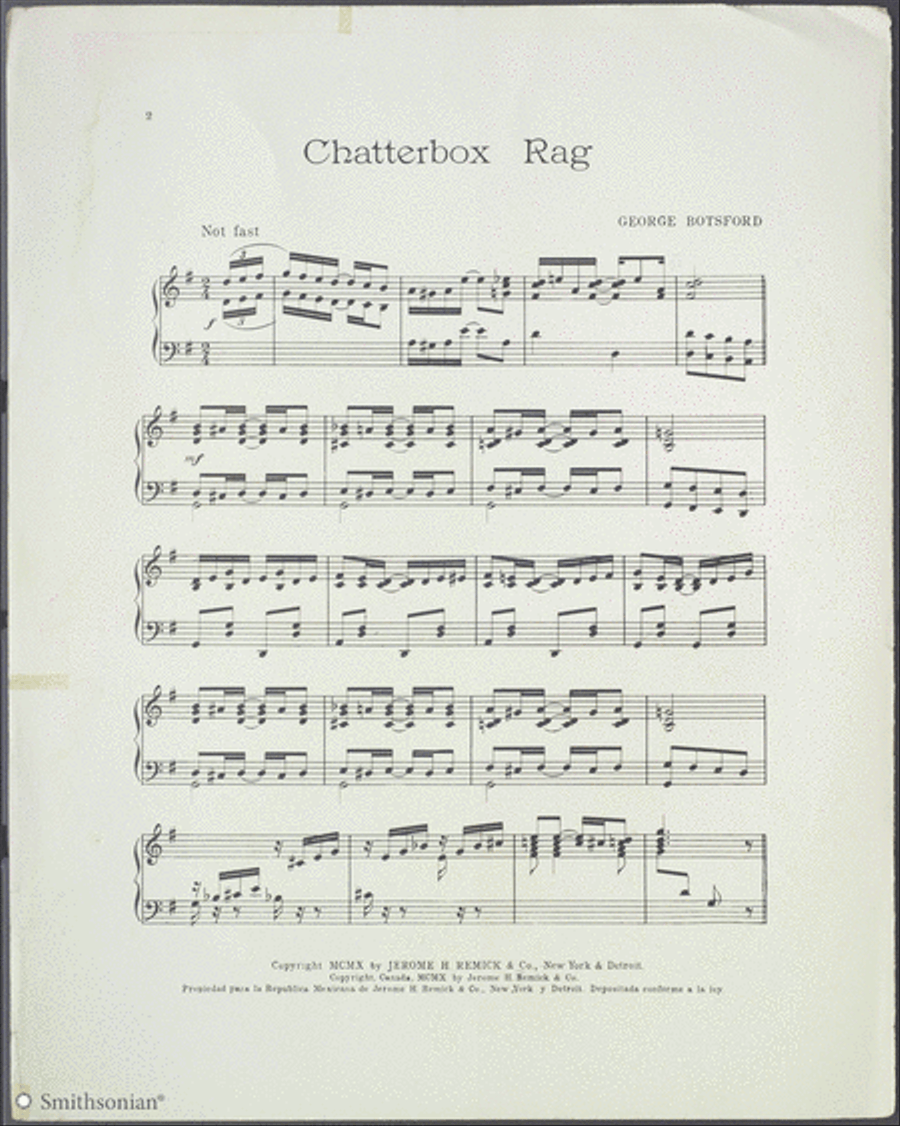 Chatterbox Rag Piano Solo scores gallery preview page 2