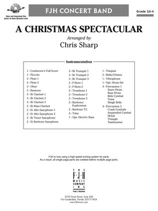 A Christmas Spectacular: Score