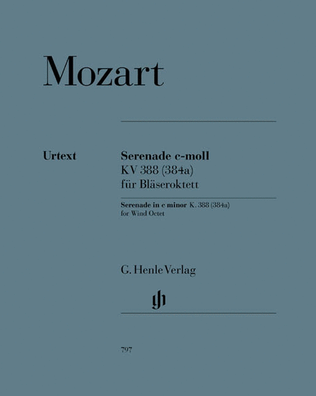 Book cover for Serenade in C minor, K. 388 (384a)