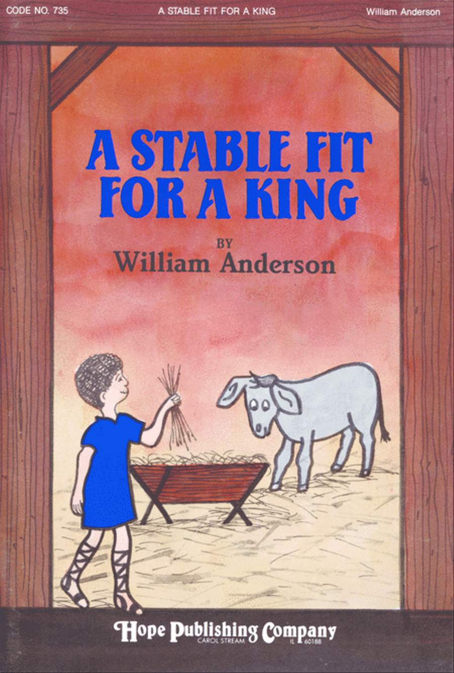 A Stable Fit for a King Unison Choir scores gallery preview page 1
