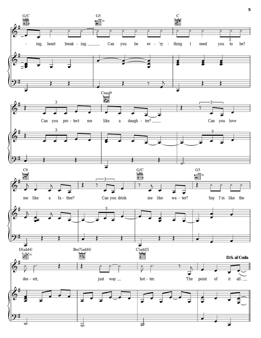Good Day Good Day Piano, Vocal, Guitar scores gallery preview page 5