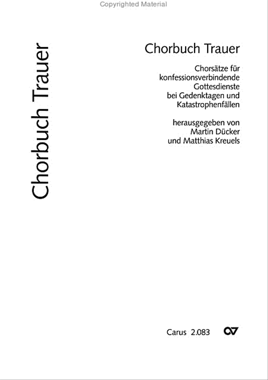 Choirbook of Mourning Choirbook of Mourning Choir scores gallery preview page 2