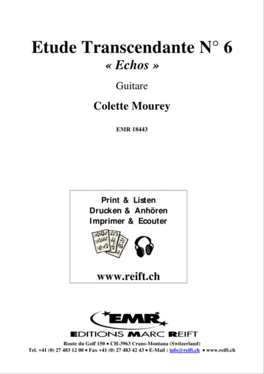 Etude Transcendante No. 6 Classical Guitar scores gallery preview page 2