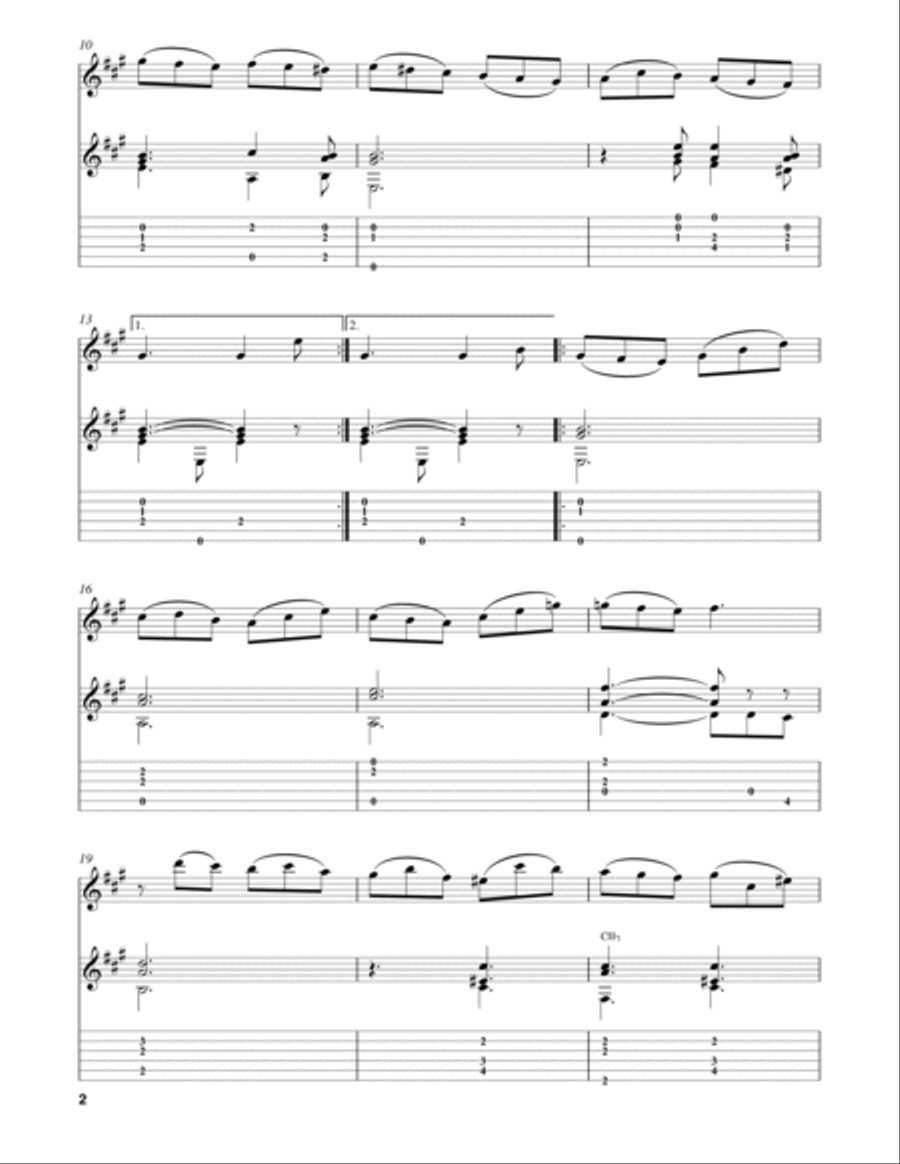 Gigue II (from Lute Suite No. 44) Flute scores gallery preview page 2