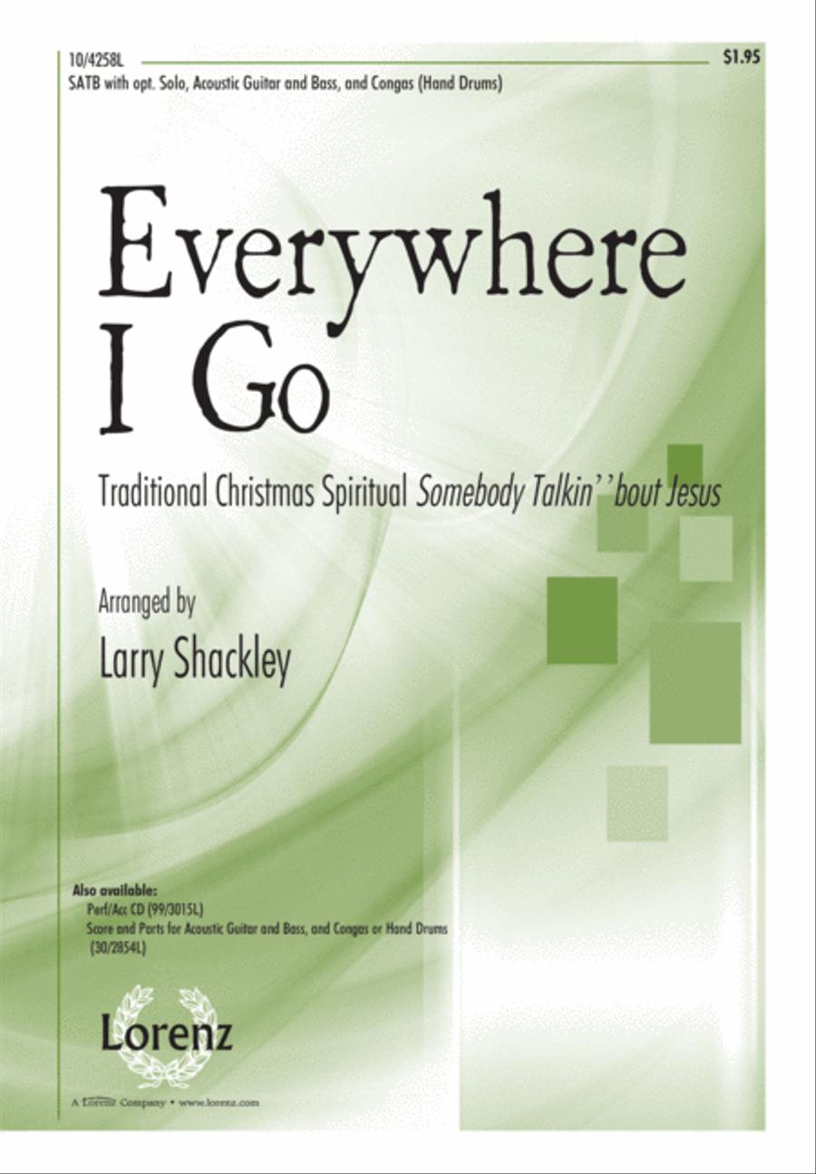 Everywhere I Go 4-Part scores gallery preview page 2