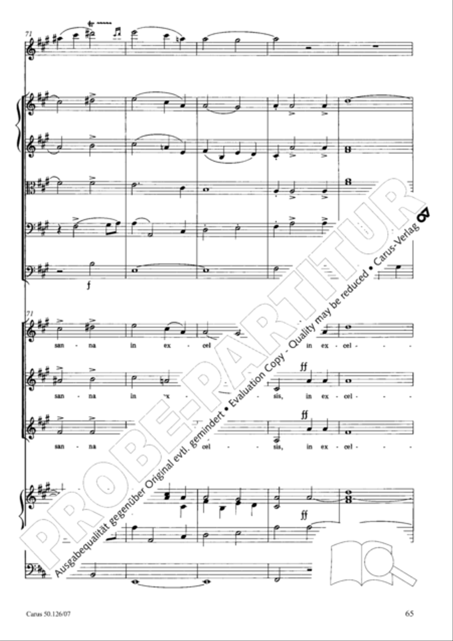 Mass in A major Mass in A major SSA scores gallery preview page 78