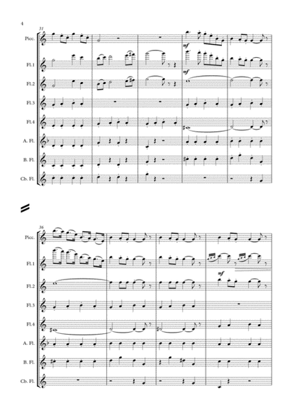 March of the little lead soldiers arr. flute choir image number null