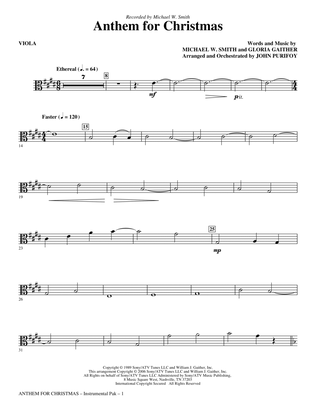 Anthem for Christmas - Viola