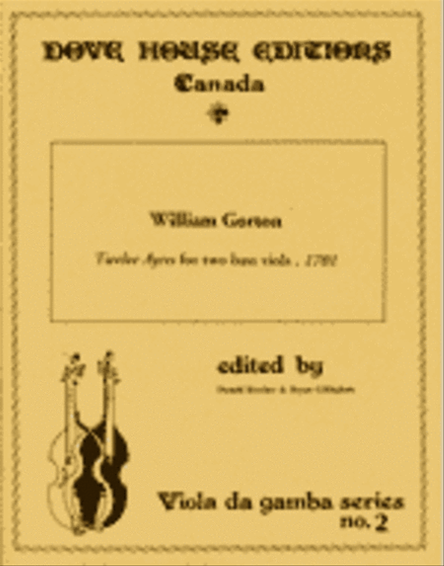 Twelve Ayres (1701) Double Bass scores gallery preview page 1