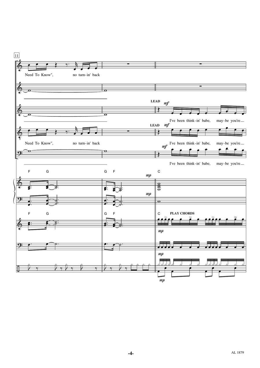 Overcome Choir scores gallery preview page 4