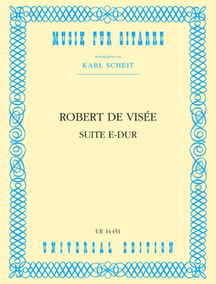 Book cover for Suite, E Maj, Gtr, Scheit