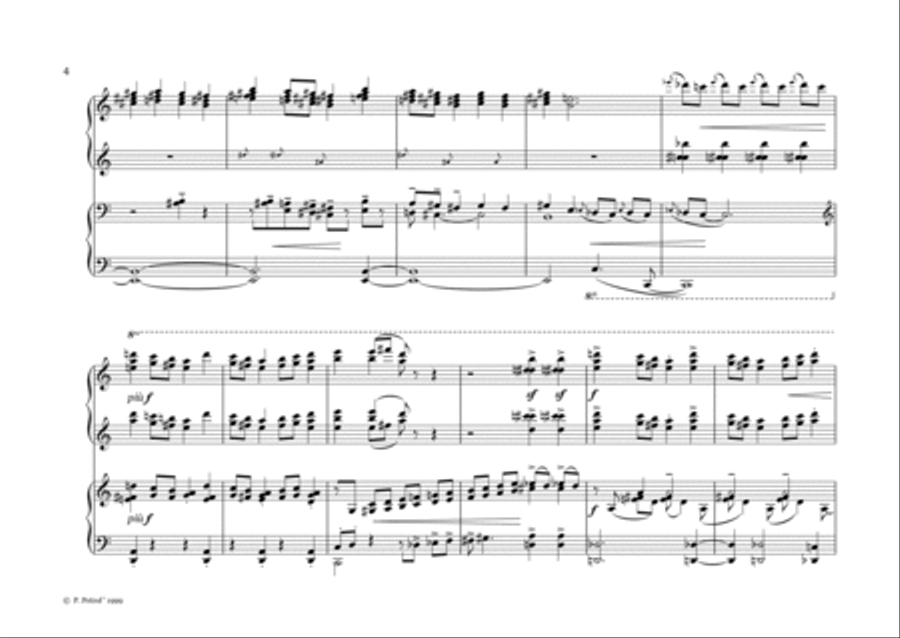 Divertimento for piano a 4 hand Piano Method scores gallery preview page 4