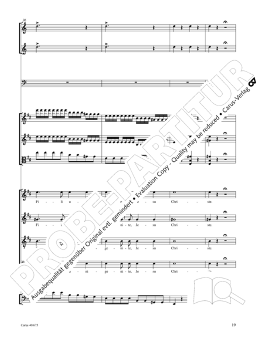 Mass in G Major STB scores gallery preview page 32