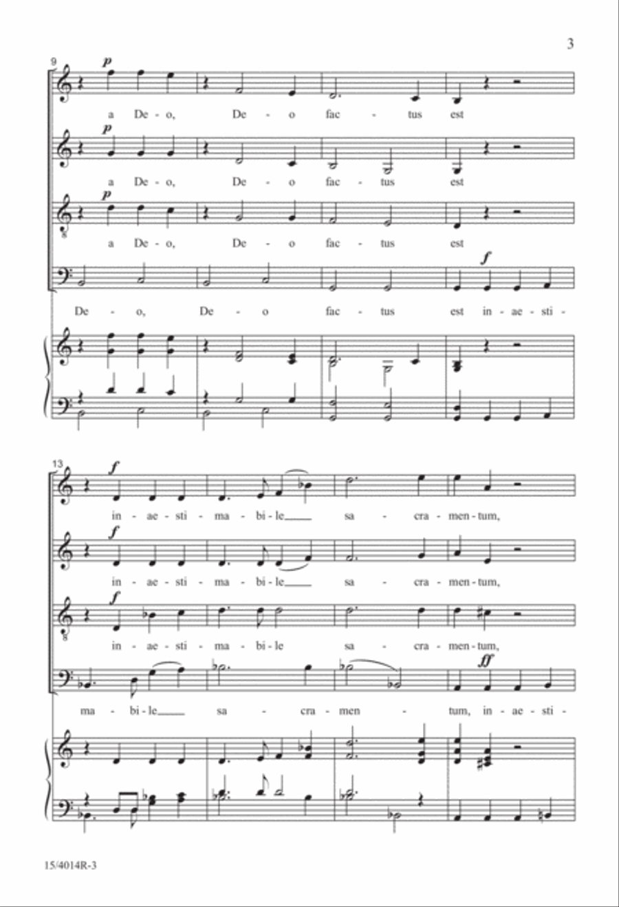 Locus Iste Locus Iste 4-Part scores gallery preview page 3
