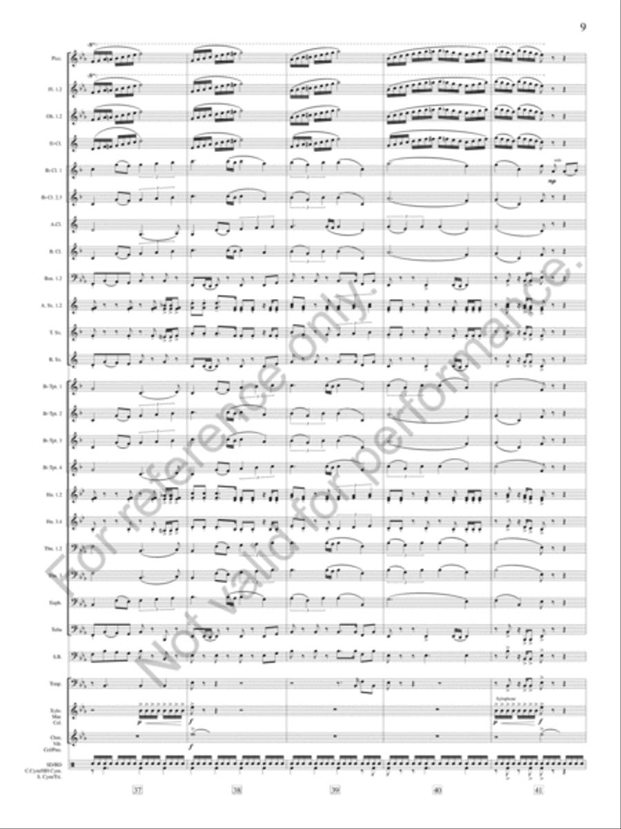 Joyance Concert Band scores gallery preview page 10