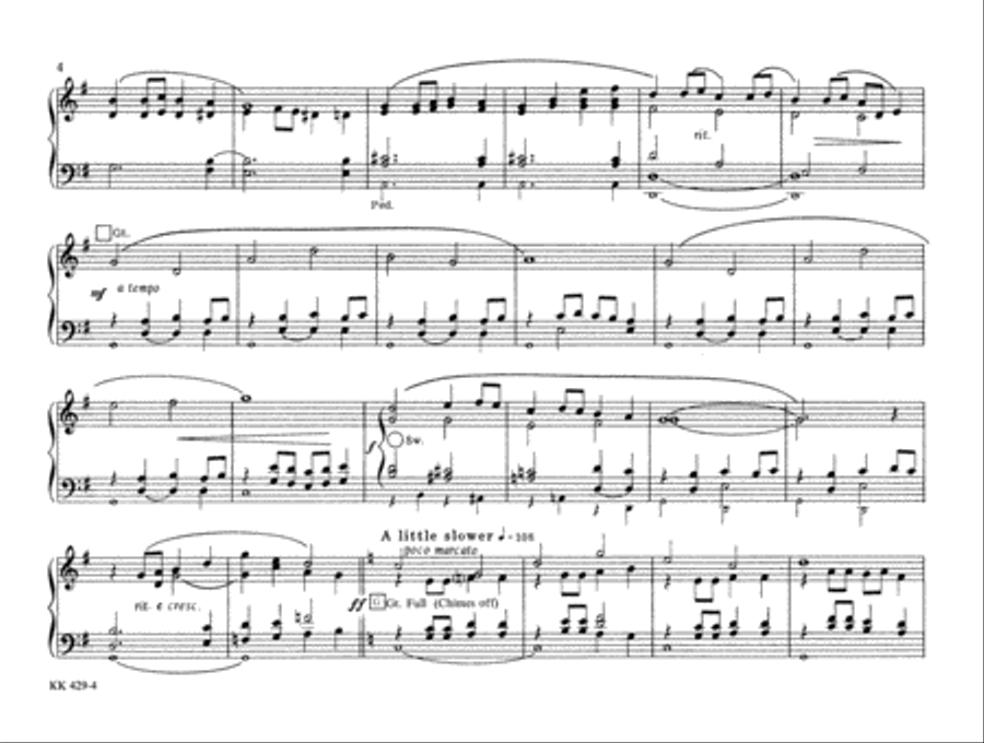 Chimes for Christmas Organ Solo scores gallery preview page 3