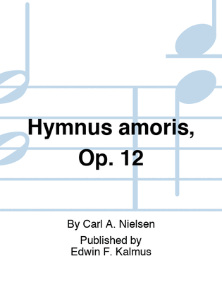 Book cover for Hymnus amoris, Op. 12