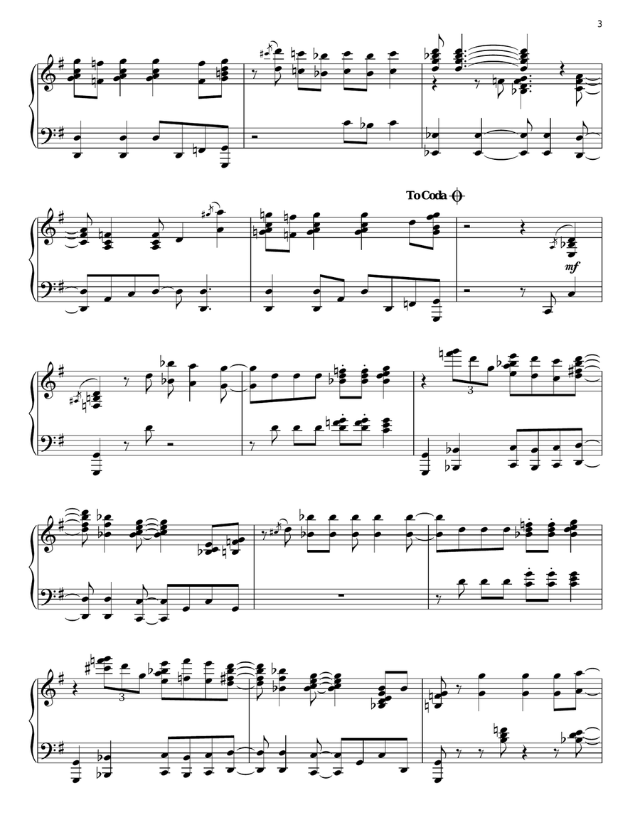 Happy Happy Piano Solo scores gallery preview page 3