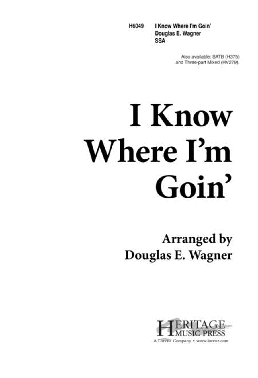 I Know Where I'm Goin' SSA scores gallery preview page 1