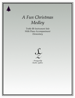 A Fun Christmas Medley (treble Bb instrument solo)