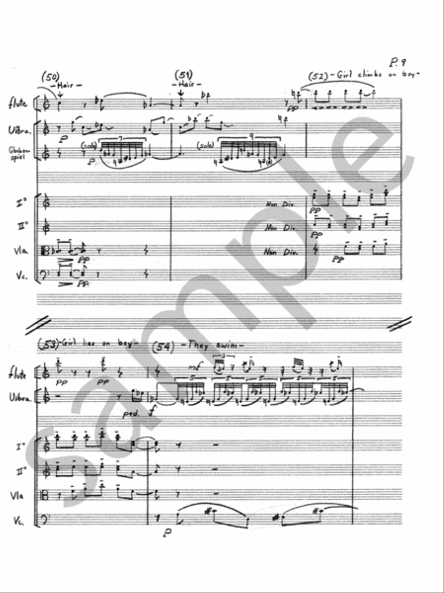 Sea Shadows Sea Shadows Orchestra scores gallery preview page 10