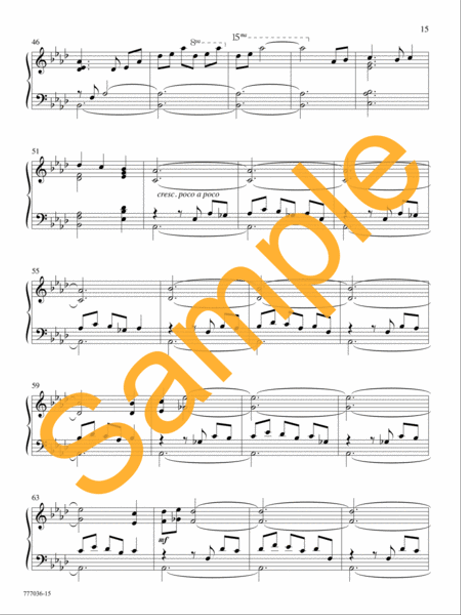 Thy Presence, My Light Piano Solo scores gallery preview page 14