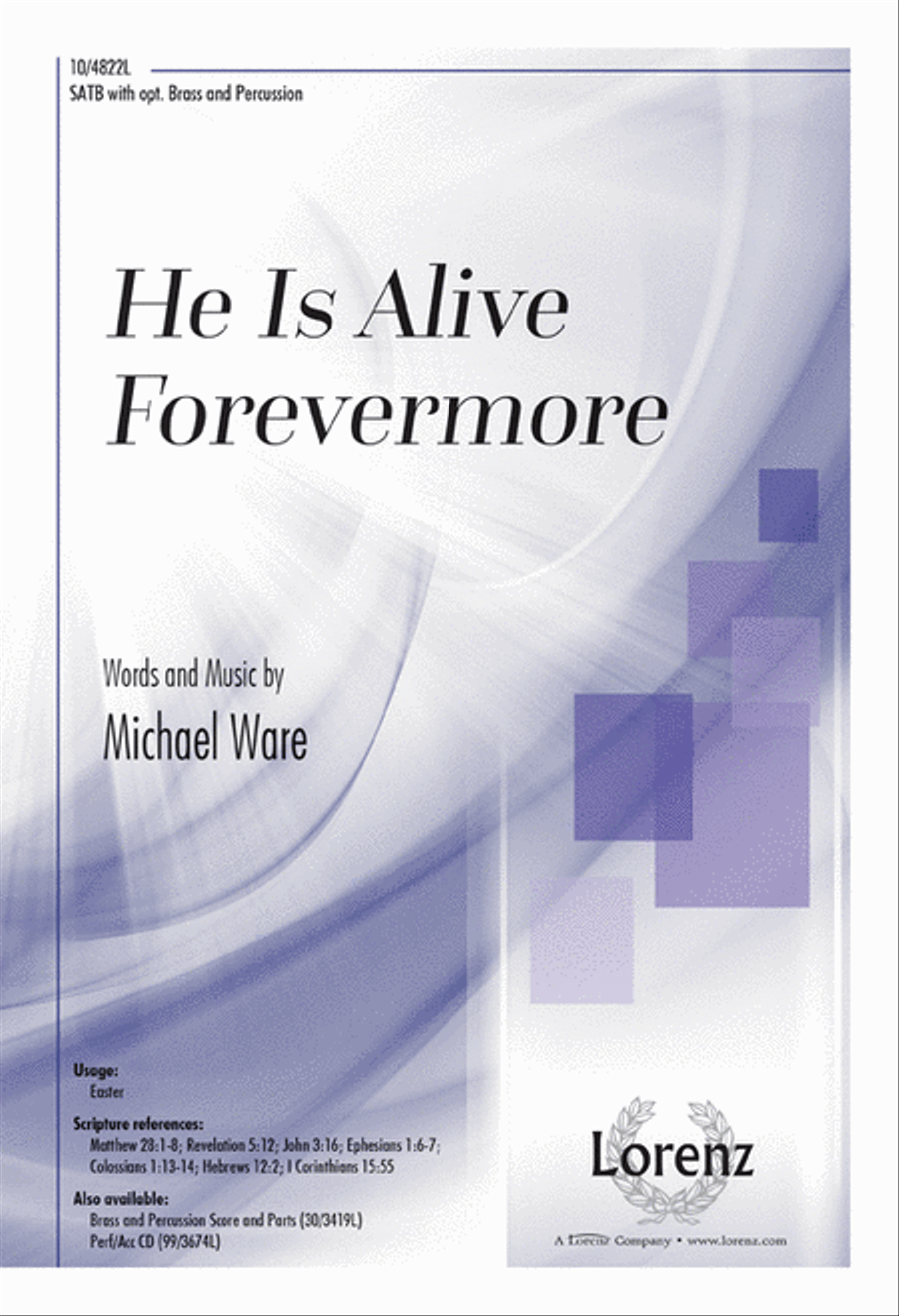 He Is Alive Forevermore 4-Part scores gallery preview page 1