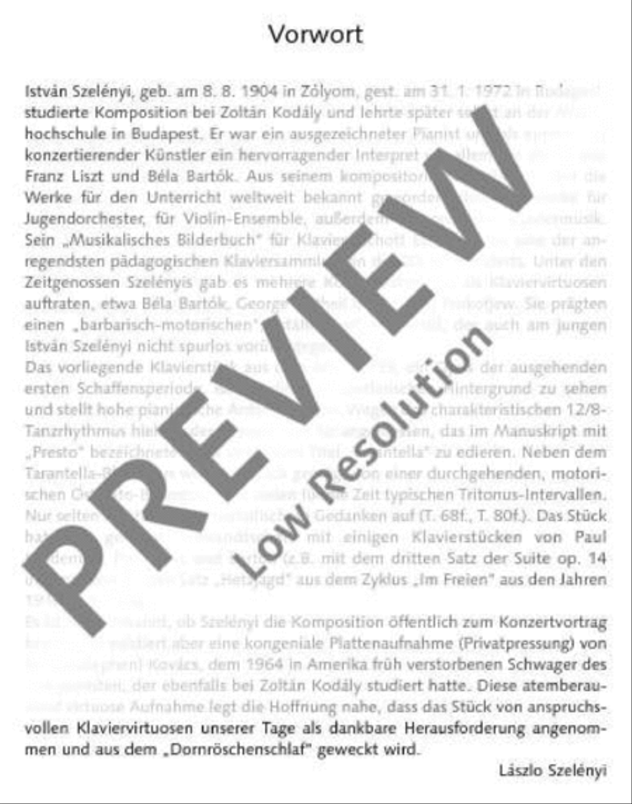 Tarantella Tarantella Piano Solo scores gallery preview page 3