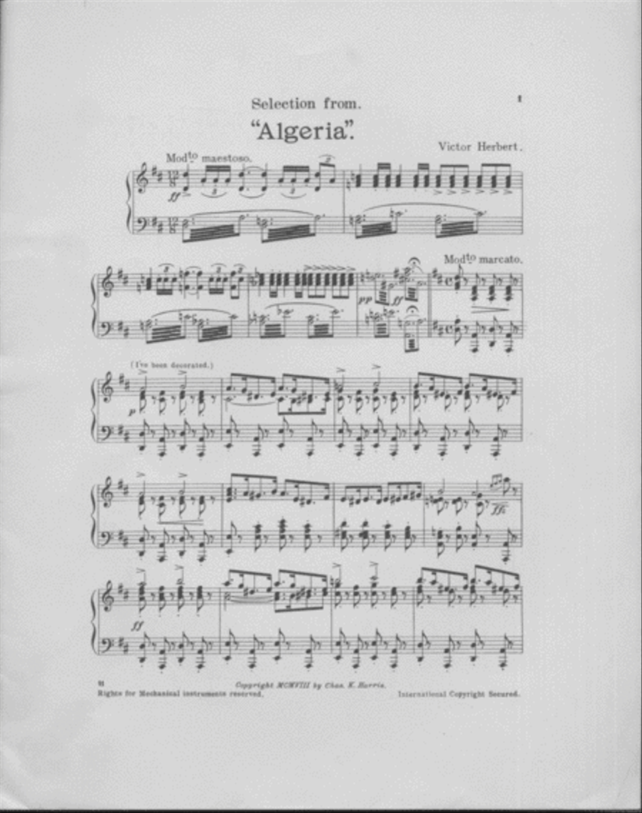 Selections from Algeria Piano Solo scores gallery preview page 2