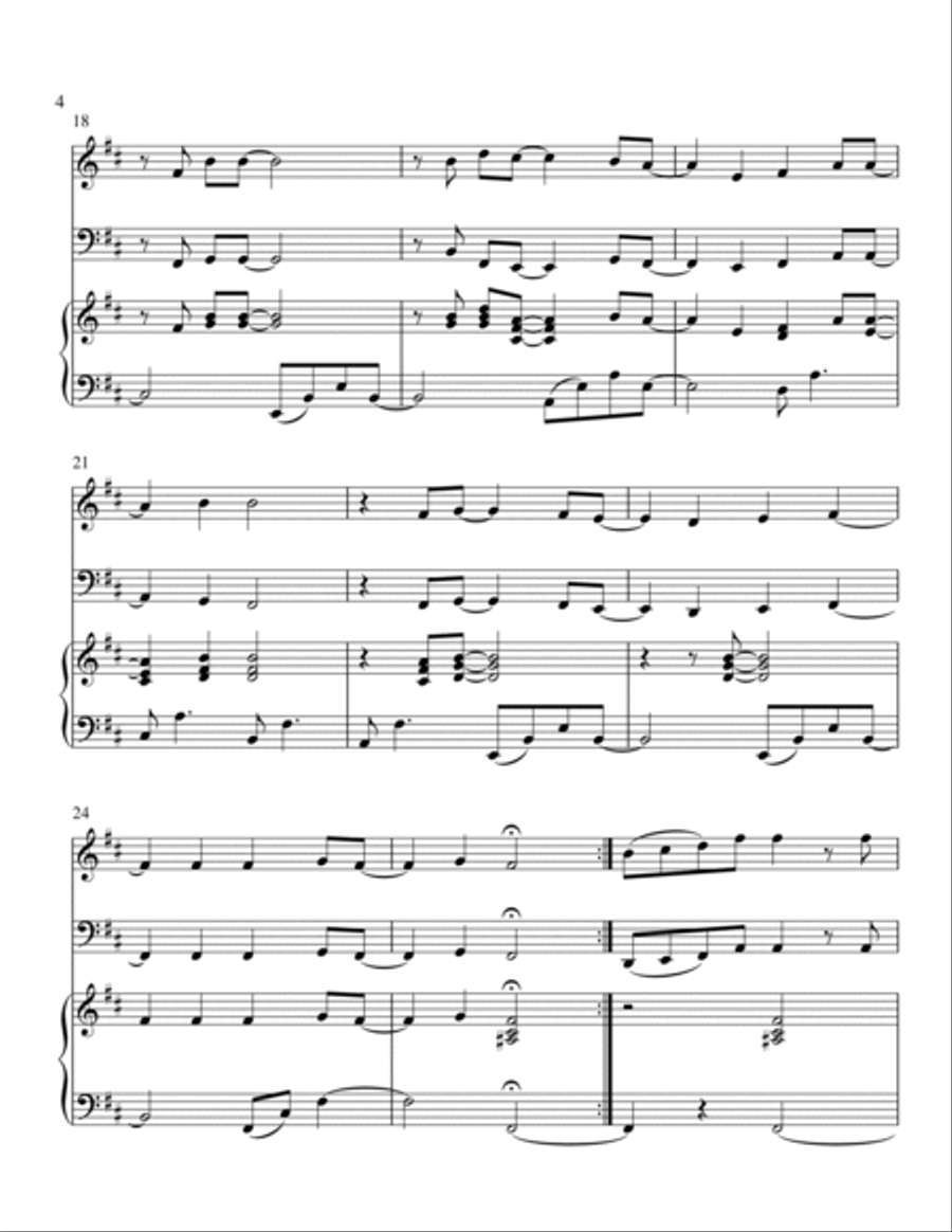 Mary, Did You Know? Small Ensemble scores gallery preview page 4