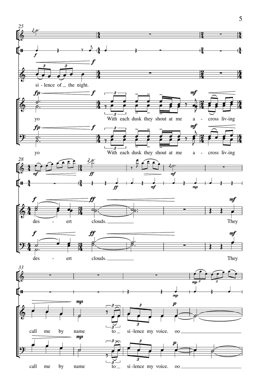 Warrior 4-Part scores gallery preview page 4