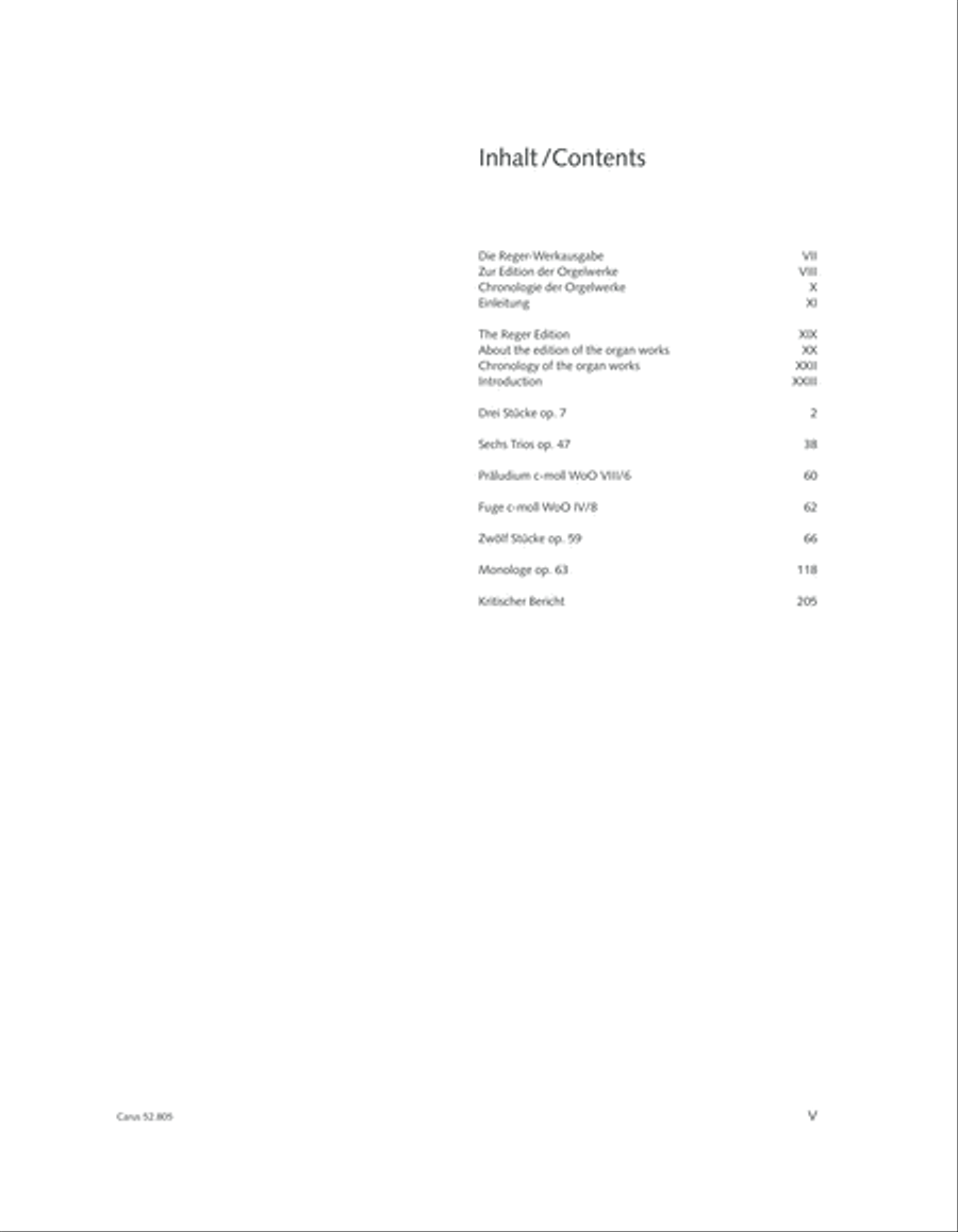 Reger Edition of Work, vol. I/5: Organ pieces I Organ Solo scores gallery preview page 5