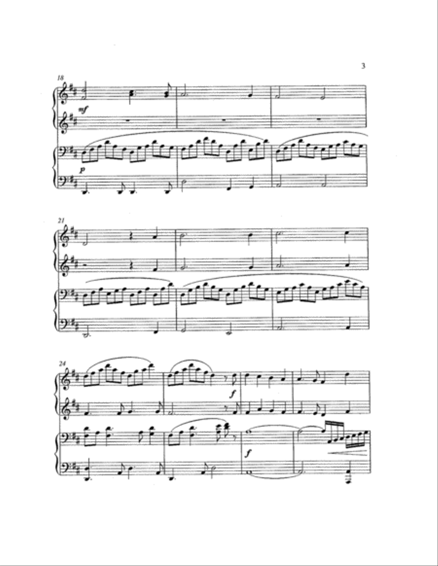Joy to the World Piano scores gallery preview page 3