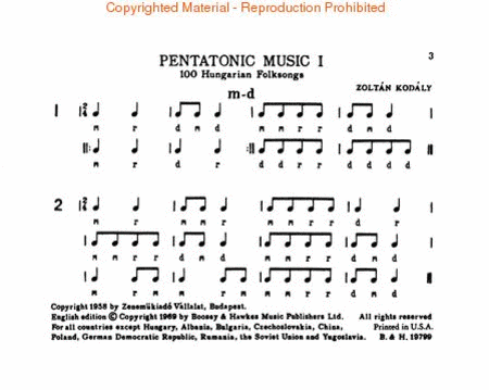 Pentatonic Music - Volume I