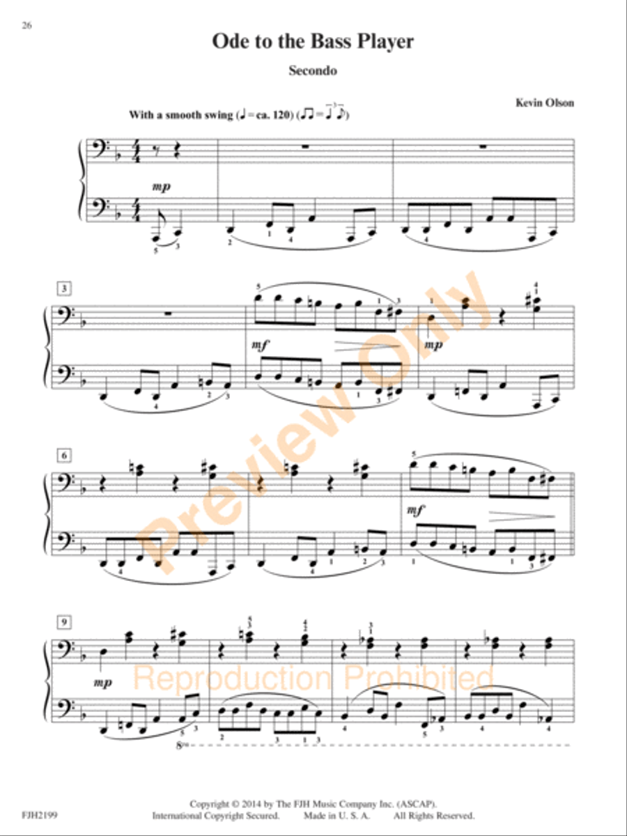In the Key of Jazz-Duets (NFMC) Small Ensemble scores gallery preview page 4