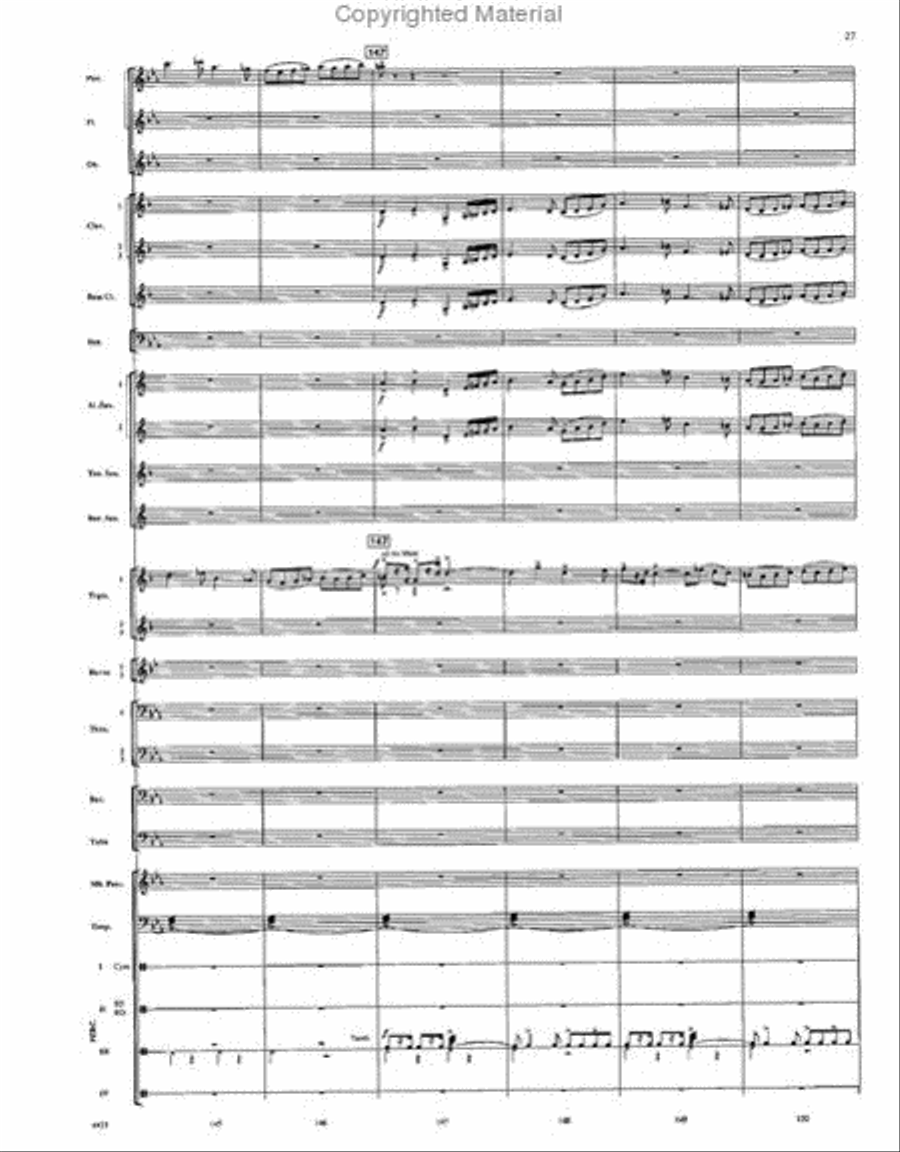 When Angels Weep Concert Band scores gallery preview page 26