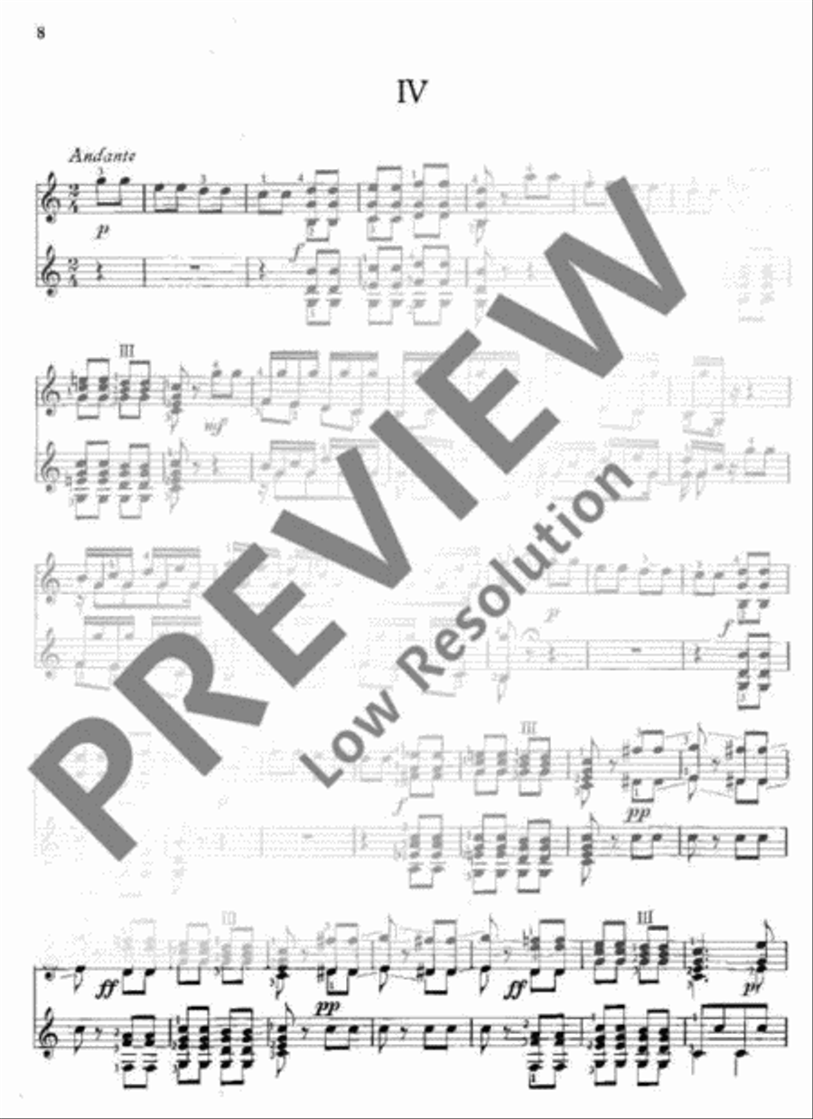 Easy Progressive Pieces Easy Progressive Pieces Classical Guitar scores gallery preview page 9