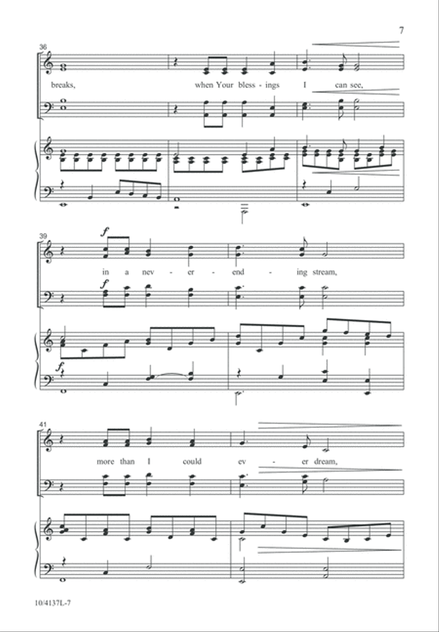 Give Me a Grateful Heart 4-Part scores gallery preview page 8