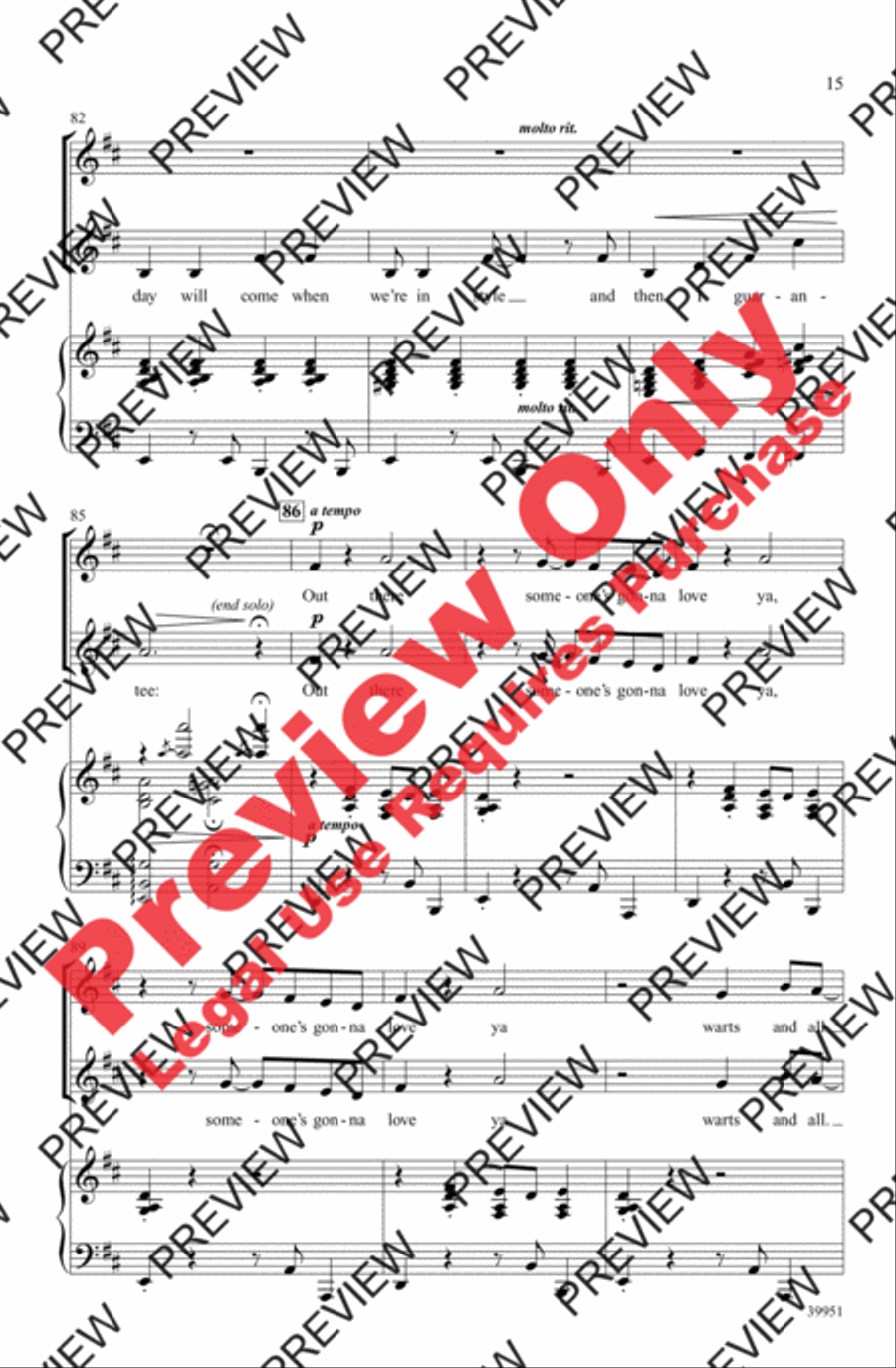 Honk! - SoundTrax CD (CD only) Choir scores gallery preview page 14