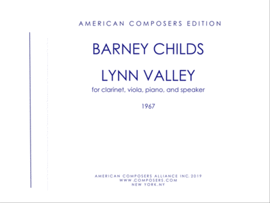 [Childs] Lynn Valley Voice scores gallery preview page 1