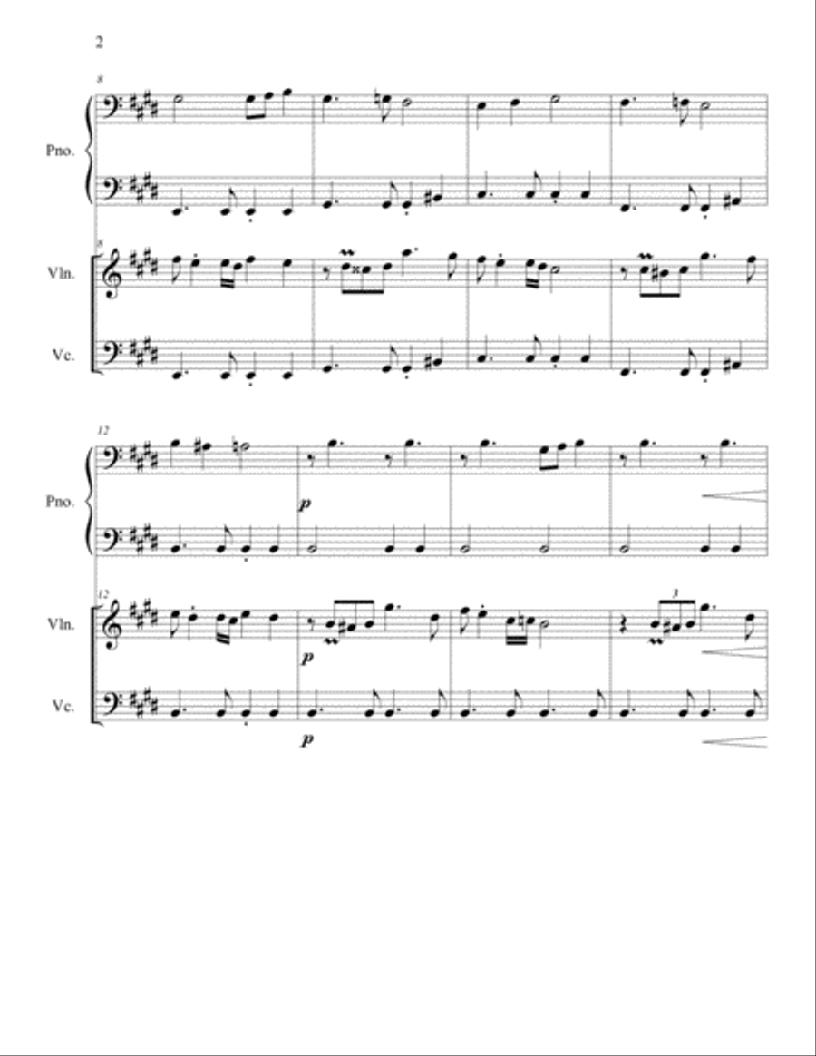 DAS BAUMCHEN (EL ARBOLITO) TANGO ARGENTINO Chamber Orchestra scores gallery preview page 2