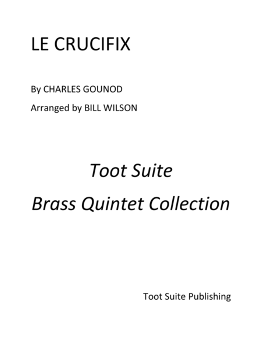 Le Crucifix Brass Quintet scores gallery preview page 1