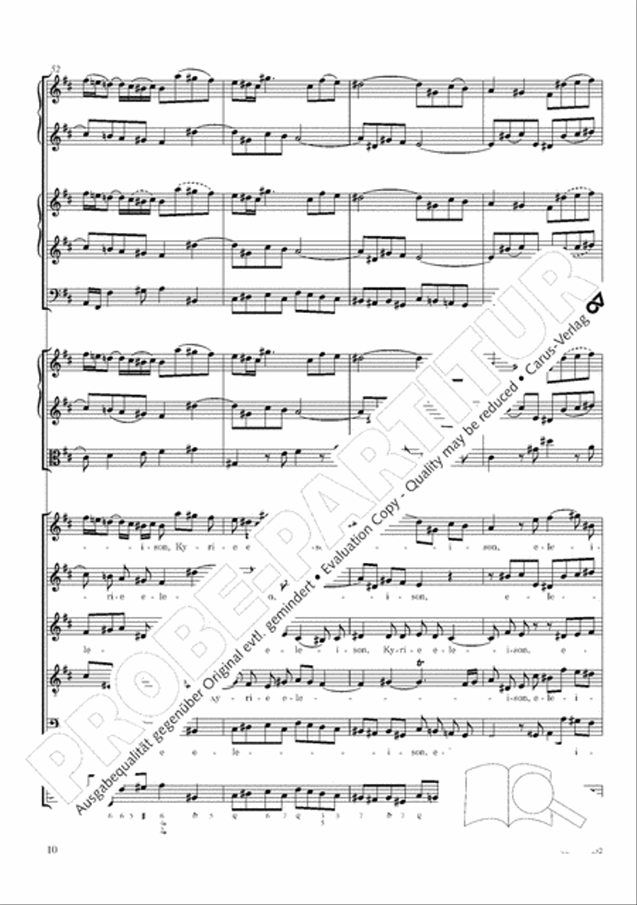 B Minor Mass, BWV 232 (Messe in h-Moll) SSATB scores gallery preview page 21