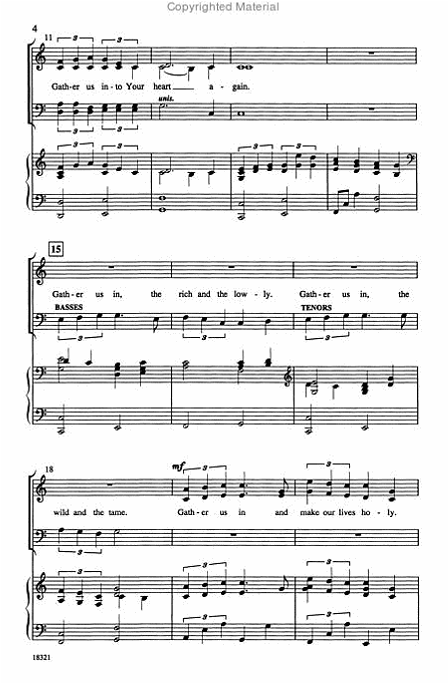 Gather Us In 4-Part scores gallery preview page 3